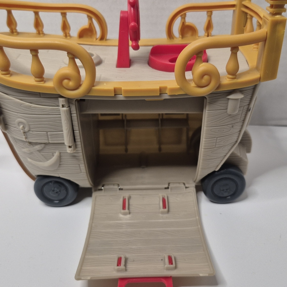 Adventure Pirate Ship Playset -‎ Red and Tan - Picture 4 of 9